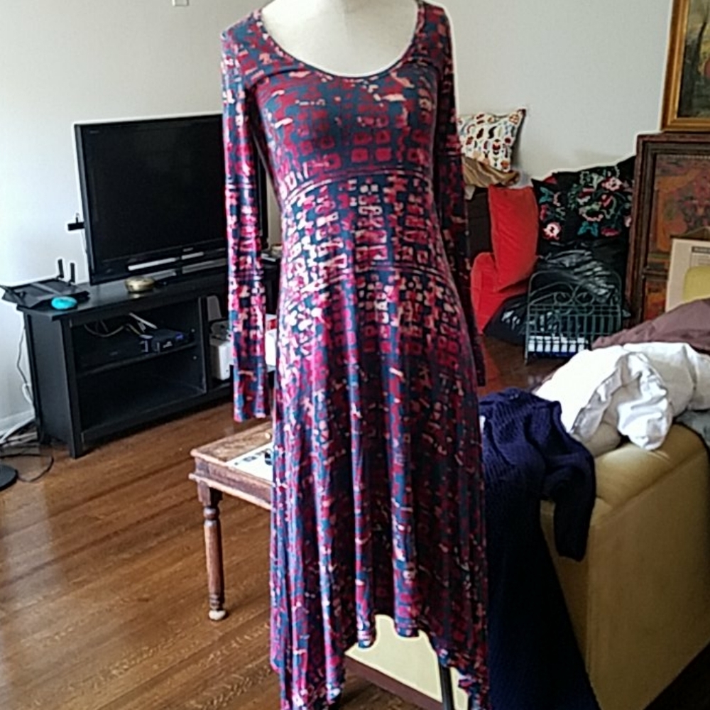 PLENTY TRACY REESE ANTHROPOLOGIE DRESS TRIBAL